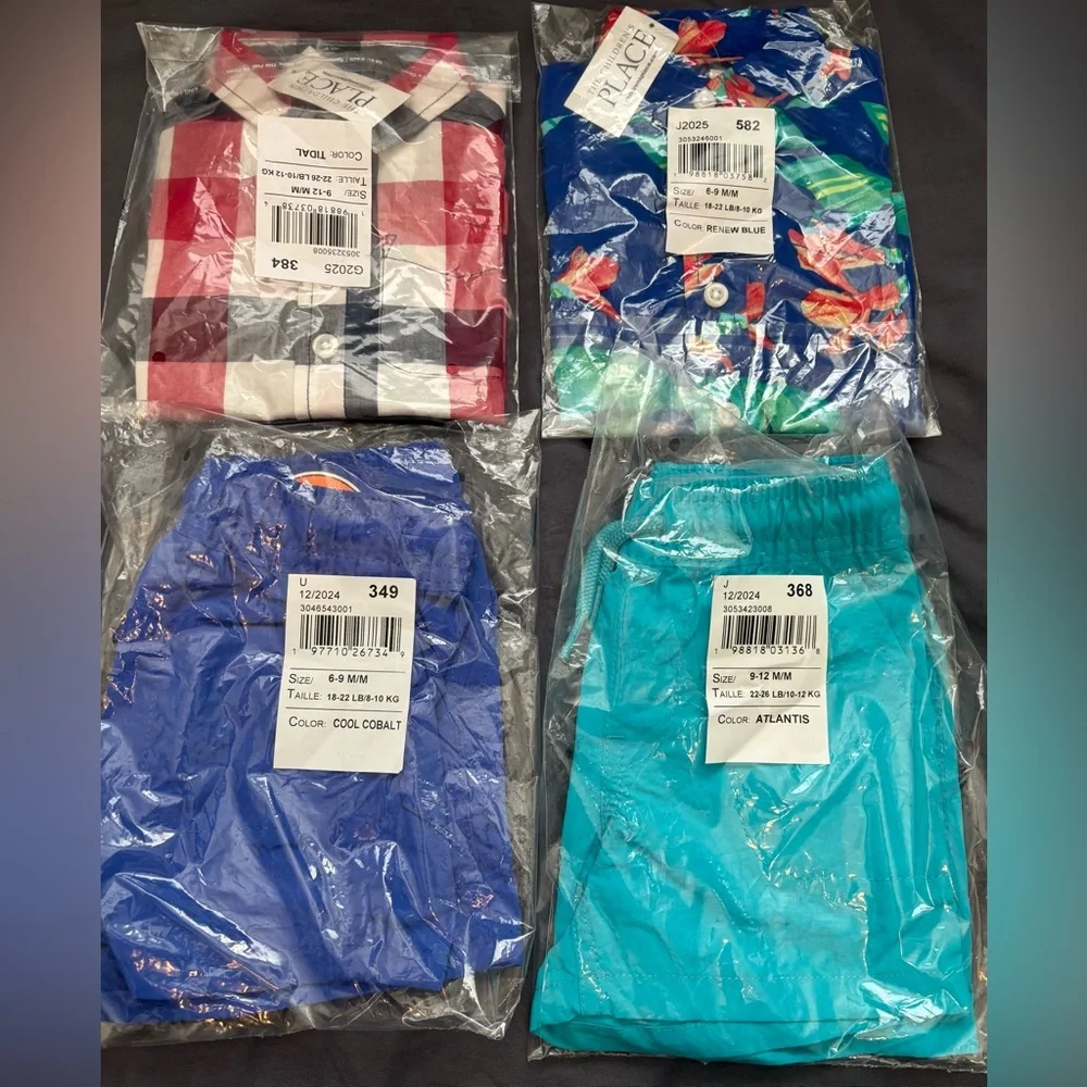 Children’s Place Bundle 2 Tops/2 Shorts
